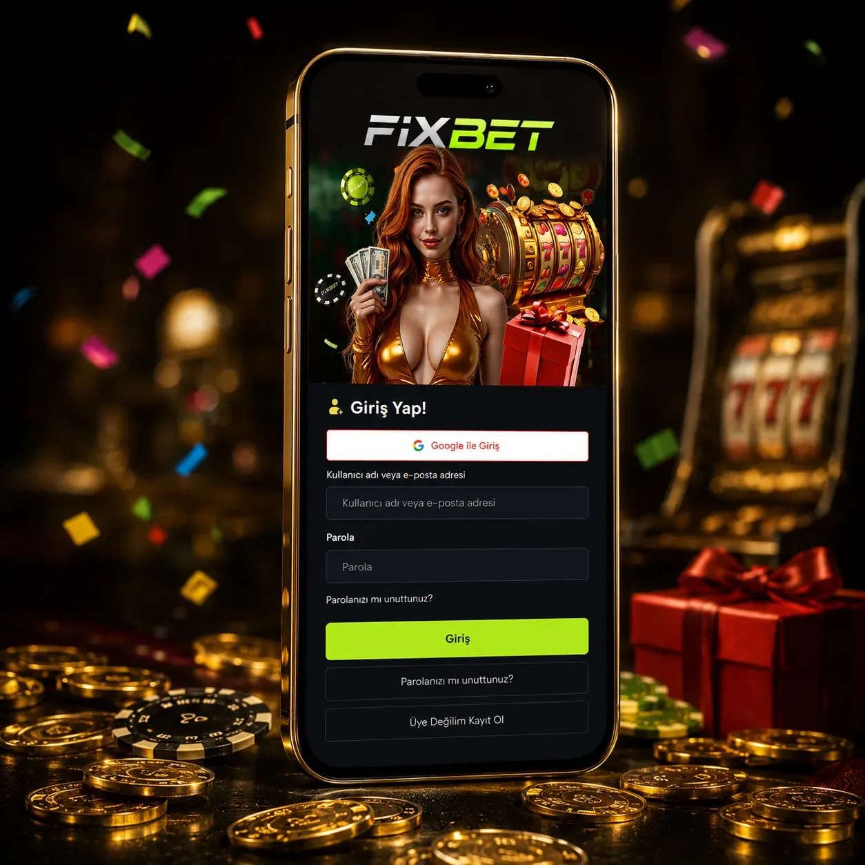 Pantalla de inicio de sesión de StarVegas en un dispositivo móvil